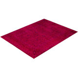 Overdyed One-of-a-Kind 9' 1" X 12' 0" Hand Knotted Area Rug