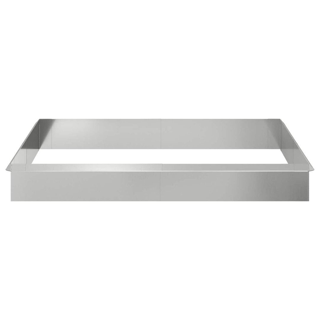 25cm H x 100cm W Galvanised Steel Hardware