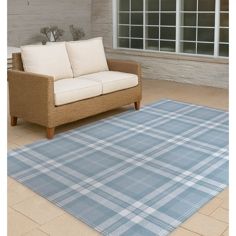 Tapis d'extérieur antidérapant Vinny, Rectangulaire 8 pi x 10 pi