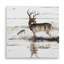Rustic Misty Deer - impression sur toile tendue-22499849