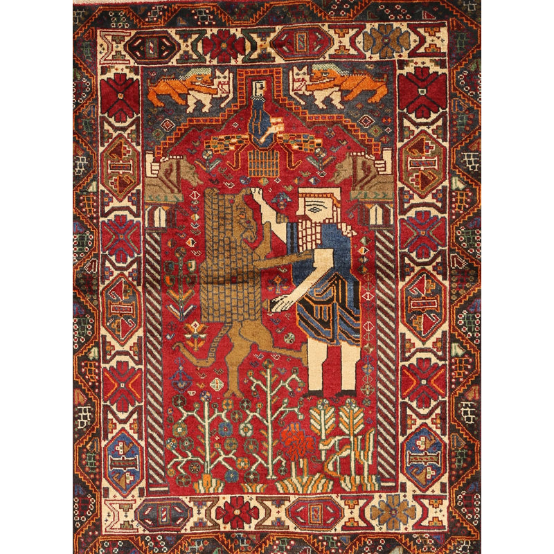 Tapis Aradale Mehroon / noir / crème, Rectangle 8 pi x 10 pi