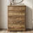 Burkhart Traditional 31.5" 5 Drawer Chest With Sculted Base