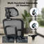 RIEIOR Mesh Task Chair with Headrest