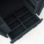 Meuble-lavabo noir 30 po avec lavabo simple