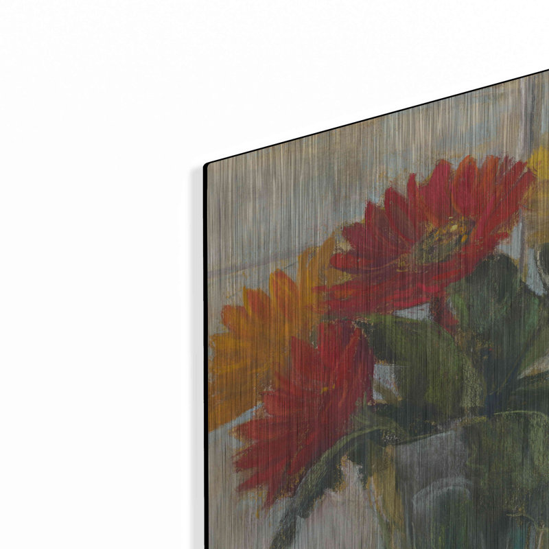 "Gerberas dans des vases en verre" par Carol Rowan, H 24 po x l 36 po