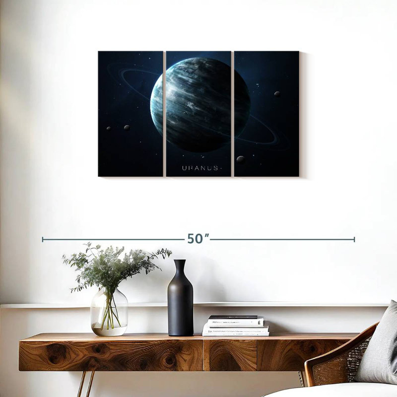 Oberle Planet Uranus, 20" H x 33" W