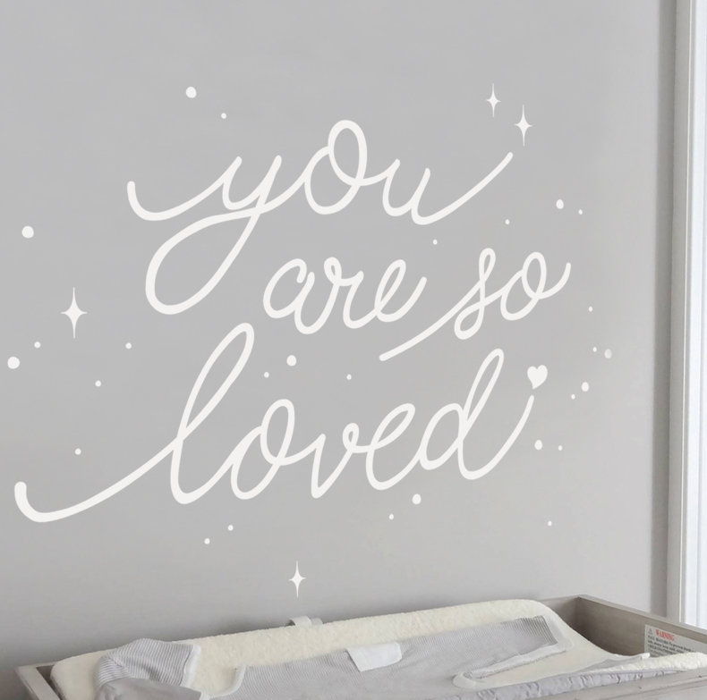 Adhésif décoratif «Crosstown You Are So Love», Blanc