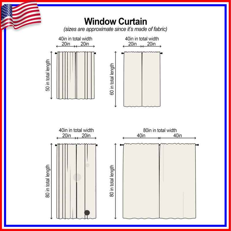 Rideaux abstraits abstraits et transparents - 2 panneaux, 40 po x 80 po - 2 panneaux, Obscurcissement de chambre
