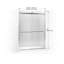 Levity 59.63'' x 82'' Double Sliding Shower Door with CleanCoat® Technology-615319109
