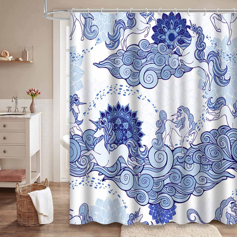 Rideau de douche Cloud 12, L 72 po x l 72 po