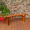Banc de jardin en bois à bord vif Bruggeman