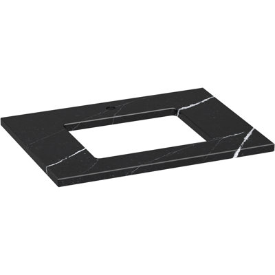 Silestone Quartz 31-In Vanity Top With Rectangle Cutout