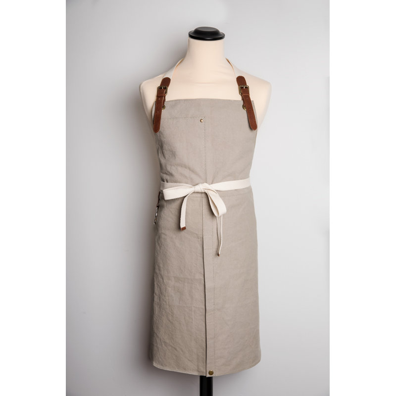 Solid Colour Cotton Bib Apron