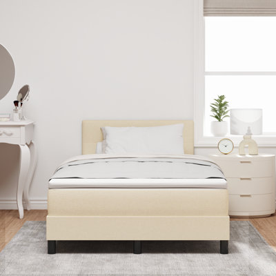 Upholstered Bed Frame with Mattress