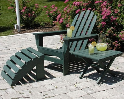 POLYWOOD® Tables 18" Patio Side Table, Green