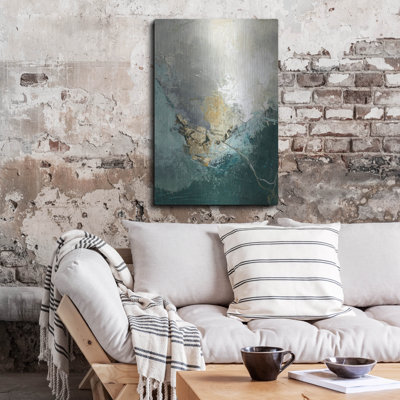  'Uphill' by Design Fabrikken Metal Wall Art, 24" x 36"
