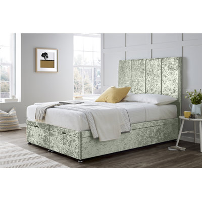 Divan Bed with 24" Headboard on Struts