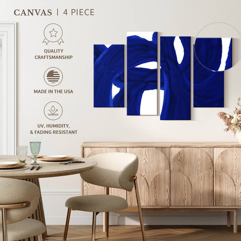 Avery Conquest In Cobalt, 27" H x 43" W