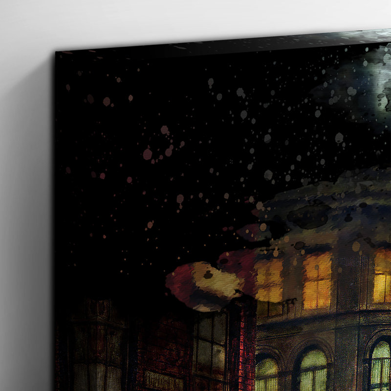 John Atkinson Grimshaw - Wrapped Canvas, 50cm H x 76cm W
