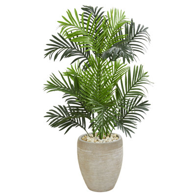 42'' Faux Palm Tree in Ceramic Planter