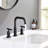 8" Widespread Bathroom Sink Faucet with Pop-Up Drain