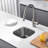 Undermount Stainless Steel Single Bowl Kitchen Sink-111566796
