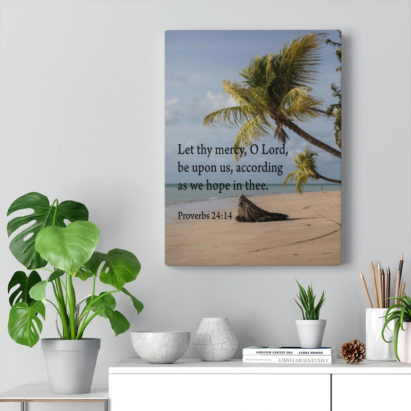 Let Thy Mercy - Wrapped Canvas Print, 76cm H x 61cm W