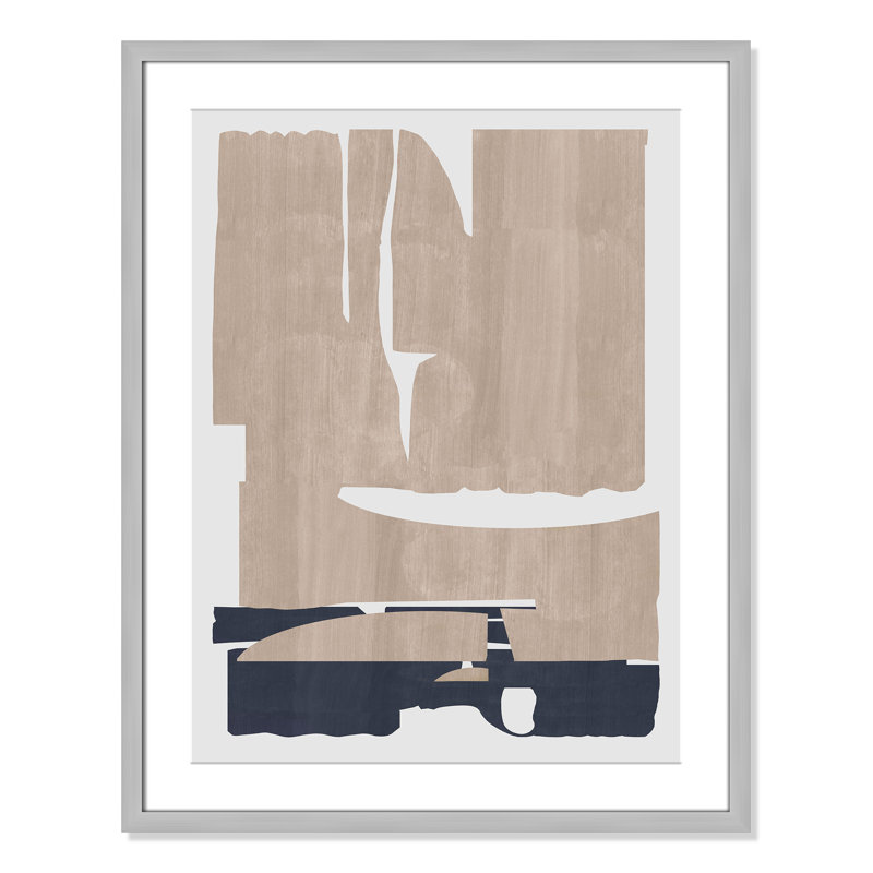 Impression «Deep Golden Brown I» par Cartissi, 23.5'' W x 29.5'' H, Imprimé mat, Matte Silver