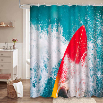 Rideau de douche Surfer