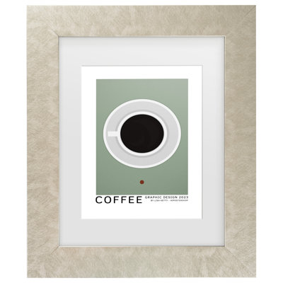 Bolog Lisa Ketty Coffee Crosssection Matted Framed Art