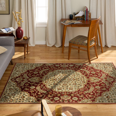 Tapis de style oriental rouge