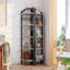 Montfort 176cm H x 28.5cm W Iron Corner Bookcase-1489719036