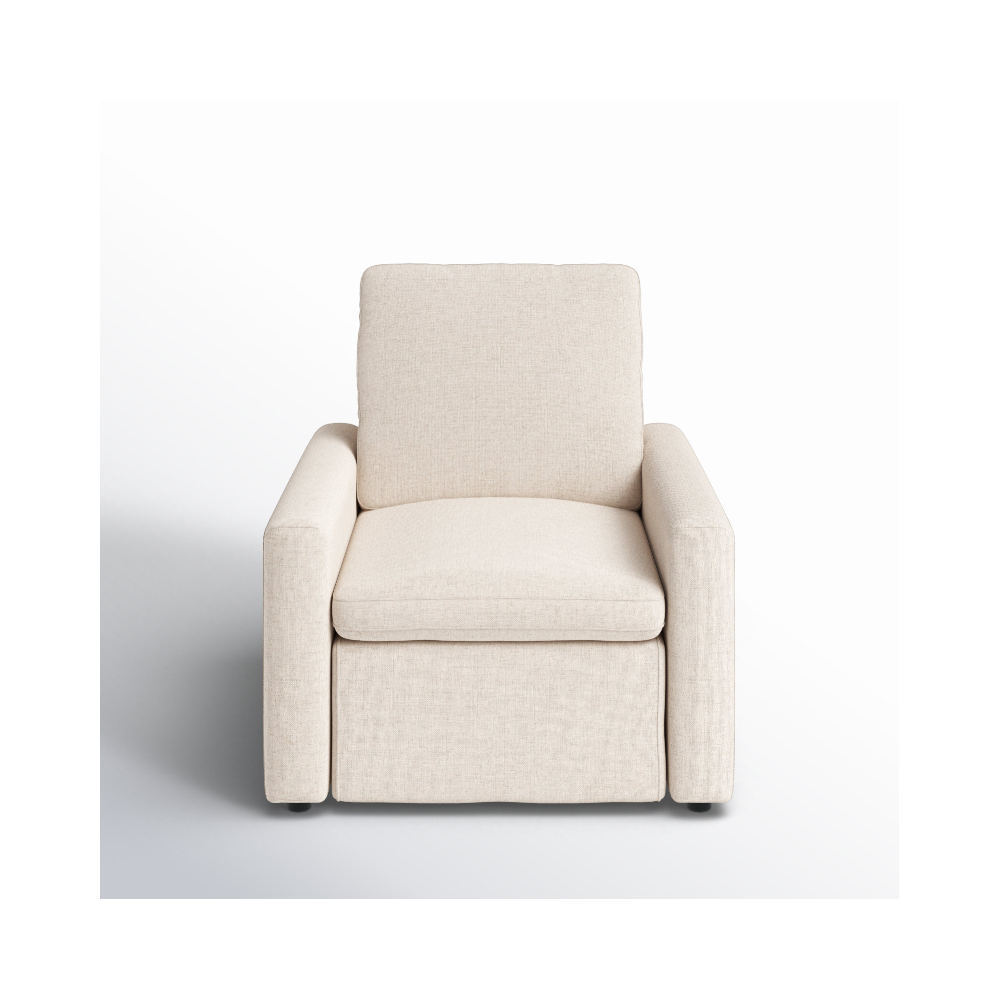 Kenne Recliner, Polyester Blend, Antigo Natural