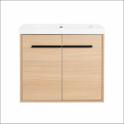 Ensemble de meuble-lavabo en résine Oak