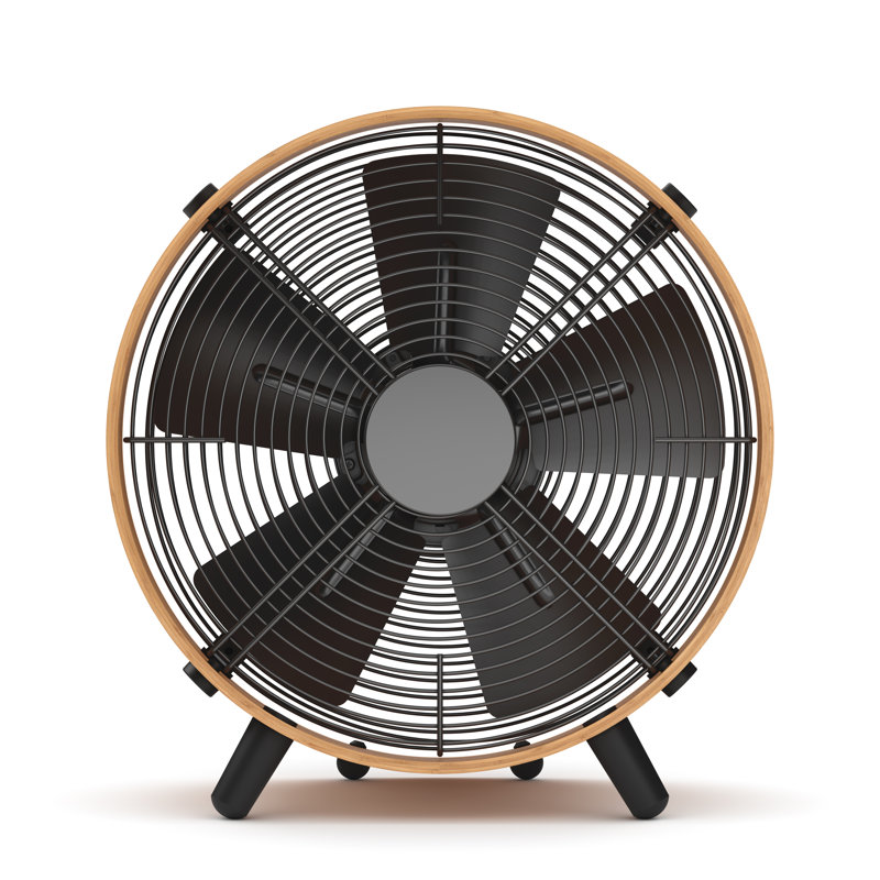 Stadler Form Fan Otto with Eco-friendly Bamboo Ring, Electric Fans with 3 Power Levels