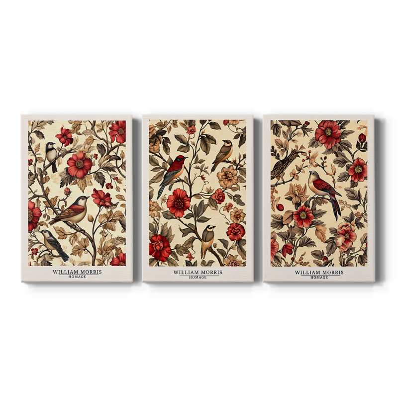 Série sur toile tendue sur mesure - 3 pièces, H 18 po x l 36 po