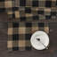 Ensemble de 6 napperons noirs 13 x 19