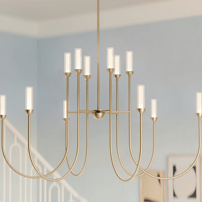  Lustre DEL à 2 niveaux avec verre stratifié