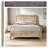 Simple Natural Wood Queen Bed