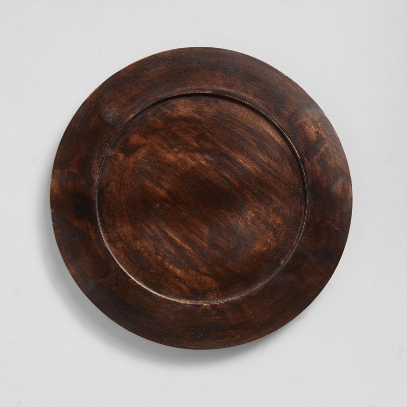 Zadia Wood/Bamboo Charger Plate, Brown