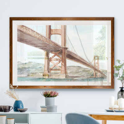 « emblématique aquarelle bridge iii » par paul cezanne-cadre photo, reproduction d’art