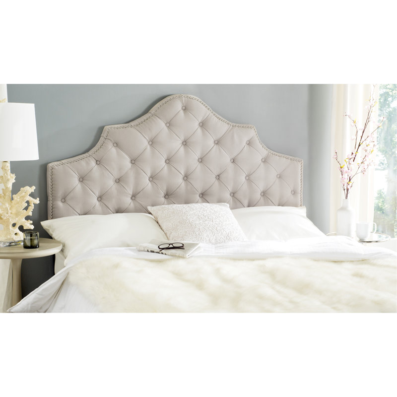 Danile Upholstered Headboard, Twin, Taupe