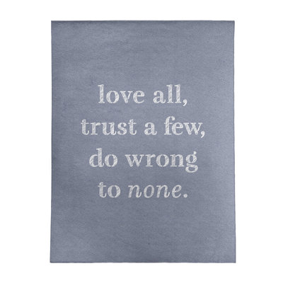 Quotes Chenille Indoor Rug
