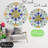 Wall Clock Oversized 36" for Living Room with Real Moving Gears Italy Style-91717528