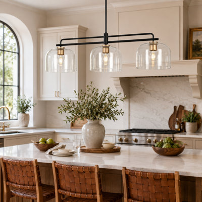 Allenstown 3-Light 43.3'' Dimmable Modern Kitchen Island Linear Pendant