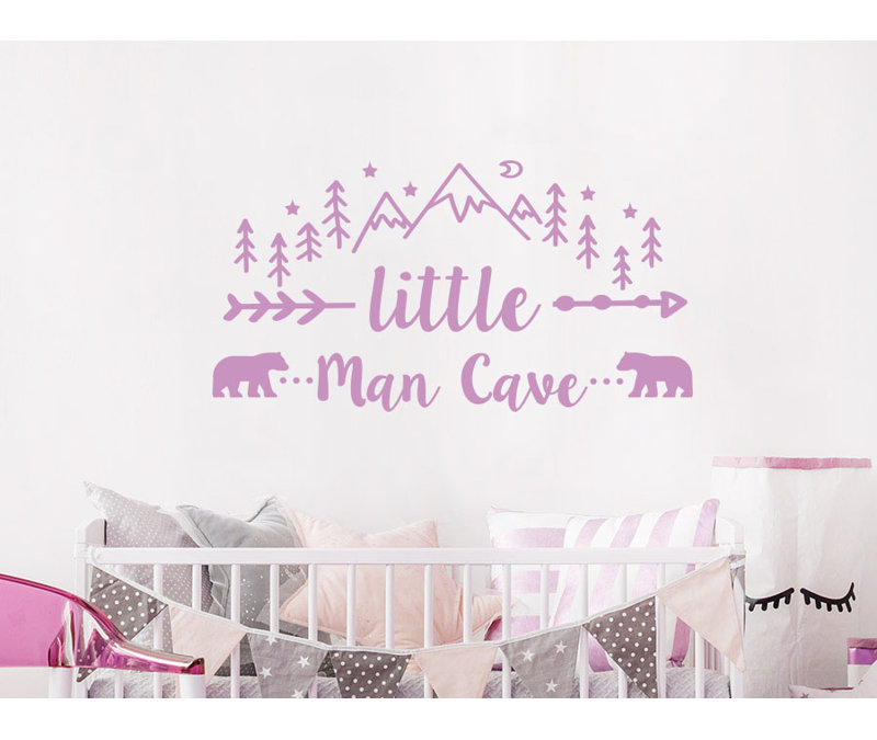Décalcomanie murale Little Man Cave, Lilas