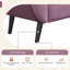 Banc rembourré, banc de bout avec 2 coussins, repose-pieds capitonné-323438871