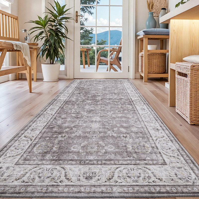 Machine Washable Hallway Runner Rug, Runner 3' x 12'
