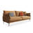 Dark gray Polyester Standard Sofa cushion Loveseat-62893432-62266283-62311063
