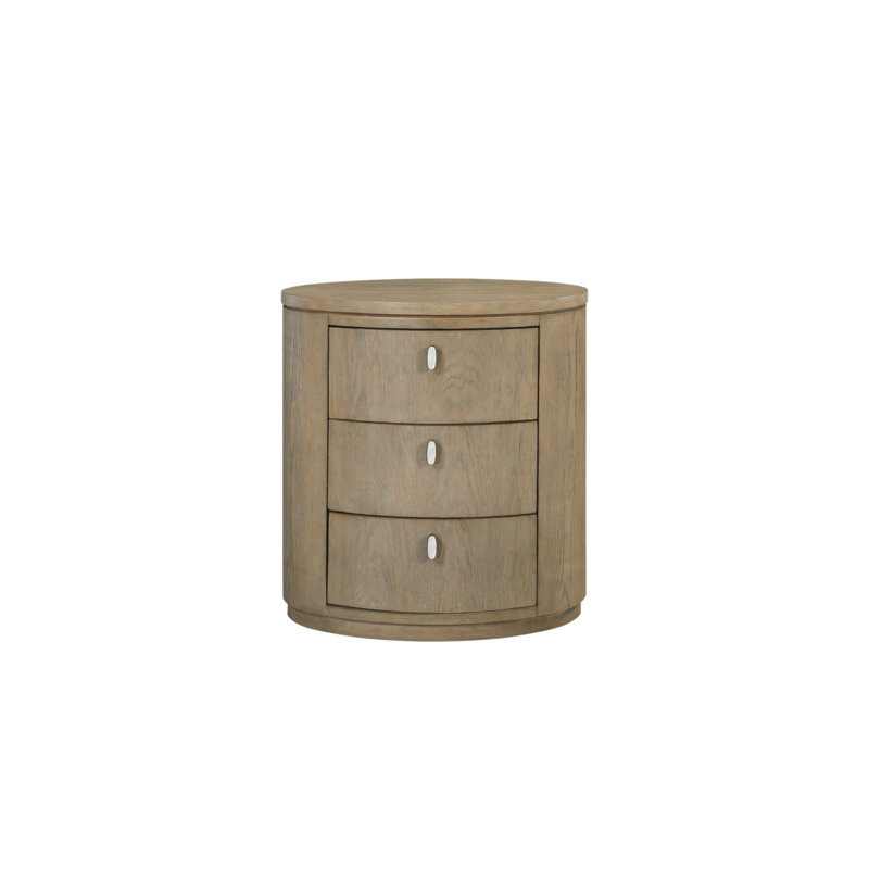 Oval Nightstand - Toffee
